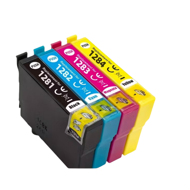 Zestaw tuszy INQ T1281 T1282 T1283 T1284 do drukarek EPSON S22 / SX125 / SX420 - zamienniki